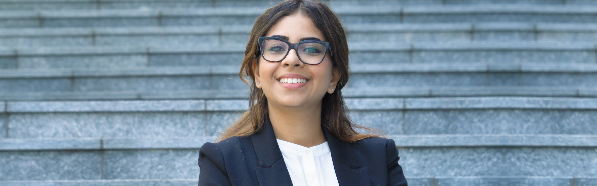 woman smiling